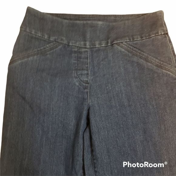 3 for $25 Kim Rogers Denim Pull on Jeans 8 Short - Picture 2 of 6